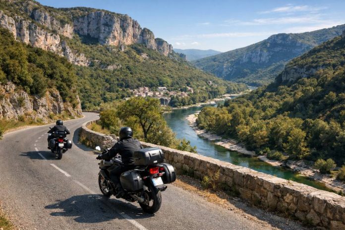 Balade en moto ardeche : les plus beaux parcours à découvrir