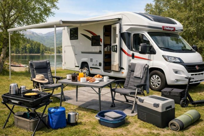 Accessoires pour camping car challenger : les indispensables pour voyager confortablement
